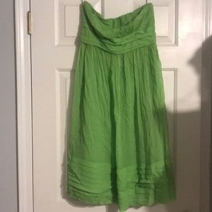 J Crew Silk Strapless Dress